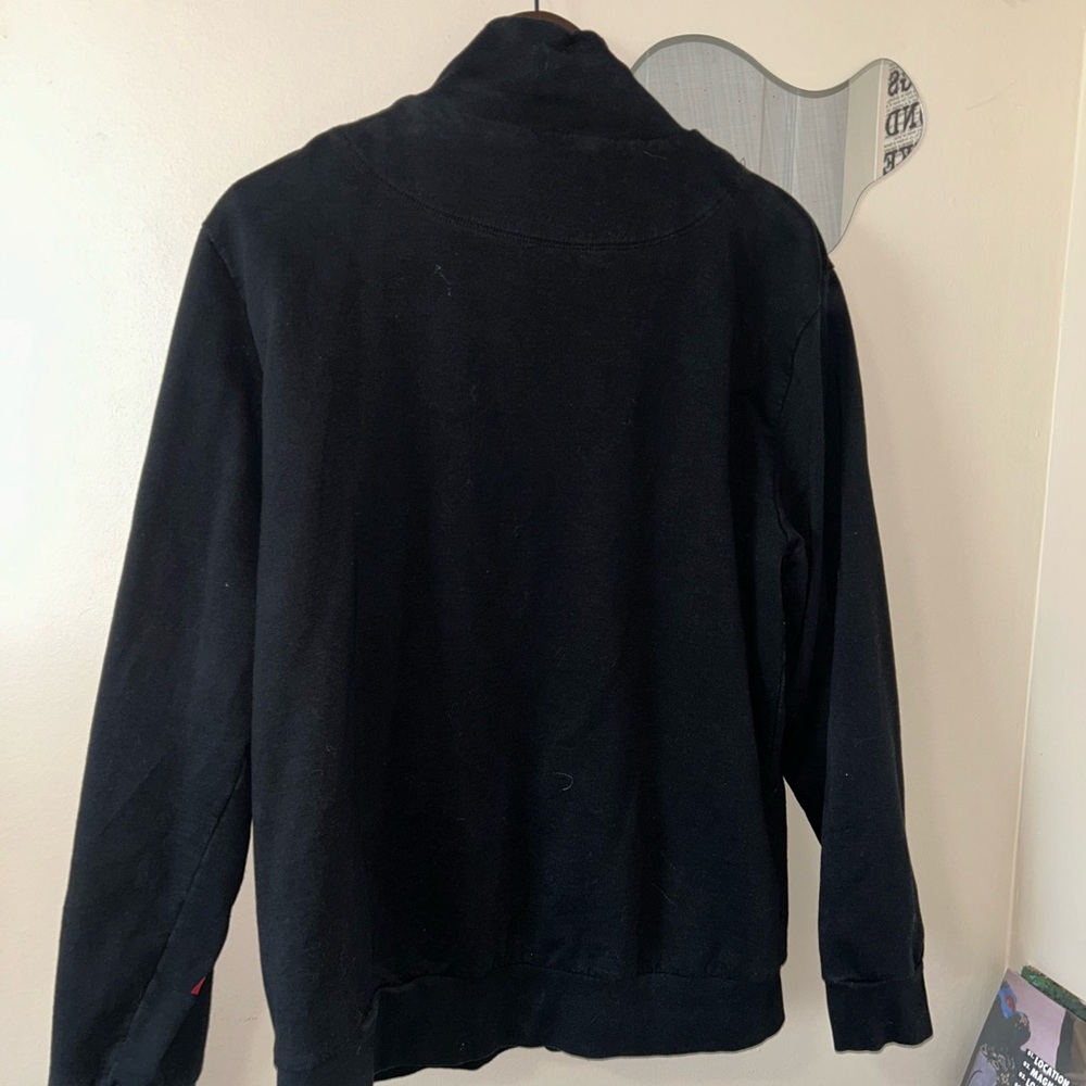 French Connection Black Jacket with Red Lettering - Picture 3 of 3